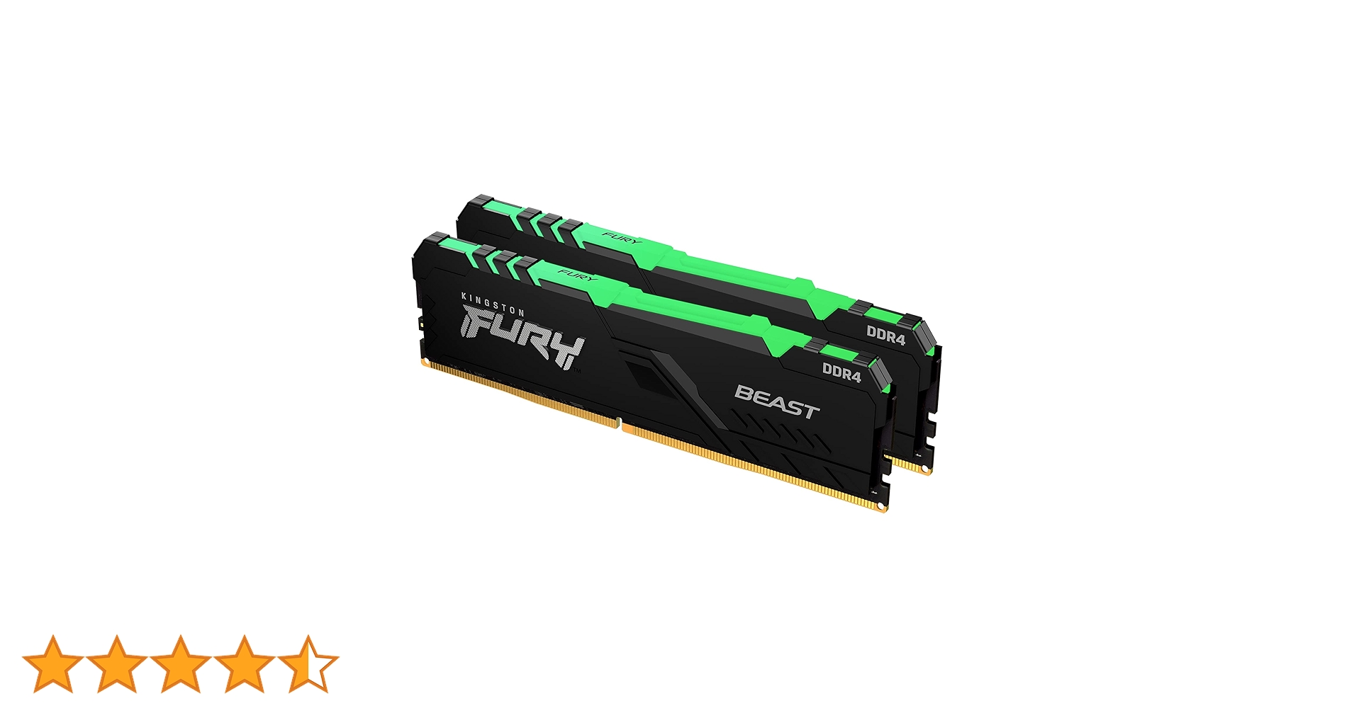 Kingston FURY Beast RGB 32GB (2x16GB) 3600MHz DDR4 CL18